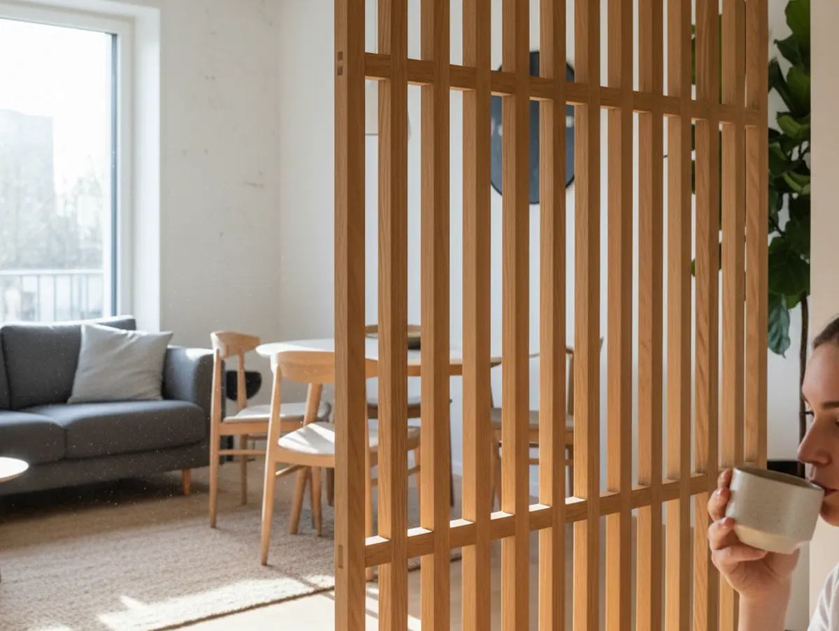 Séparer une pièce avec un claustra bois intérieur : guide pour réussir votre aménagement