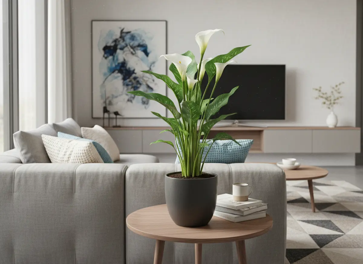 Zantedeschia en intérieur pour décorer son salon : guide complet