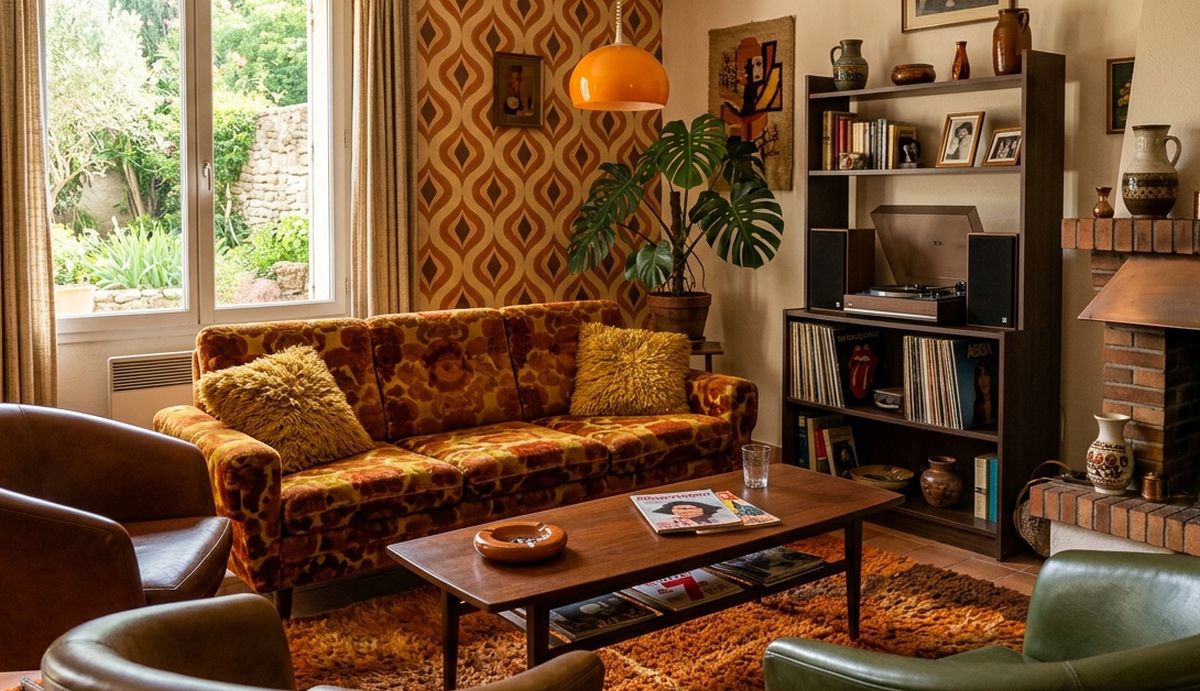 Déco intérieur année 70 : inspirations pour un aménagement au style vintage authentique